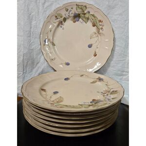 Vintage Epoch Summer Hill Blackberry E 530 Dinner Plate Korea Vintage 10.5"